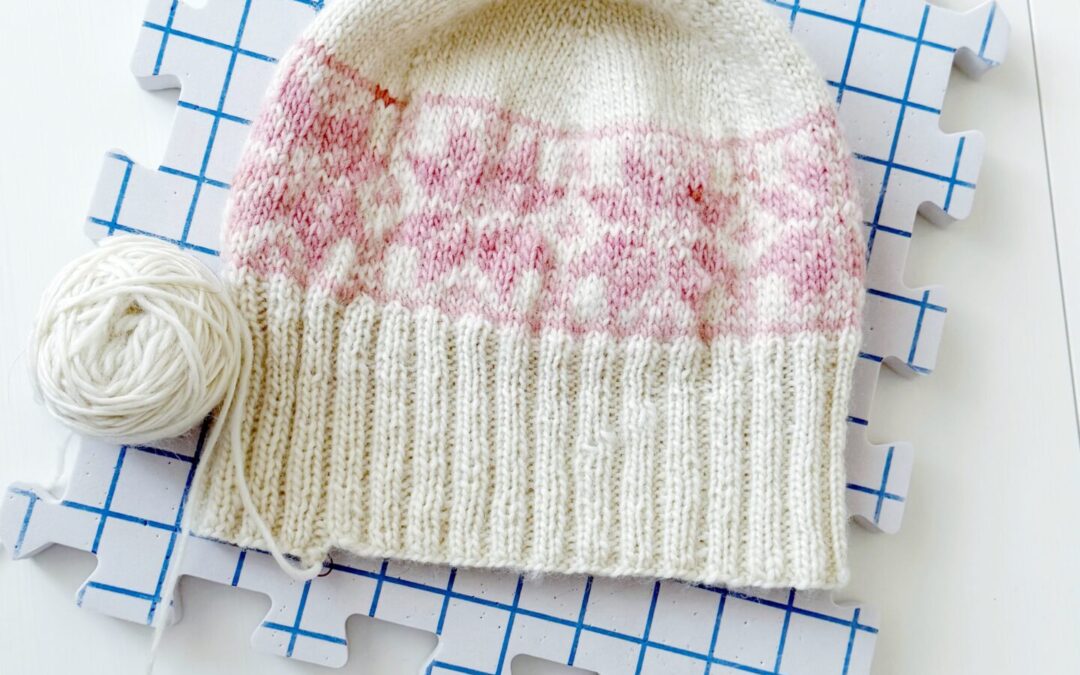 33. Descifrando el colorwork. Stranded knitting en circular